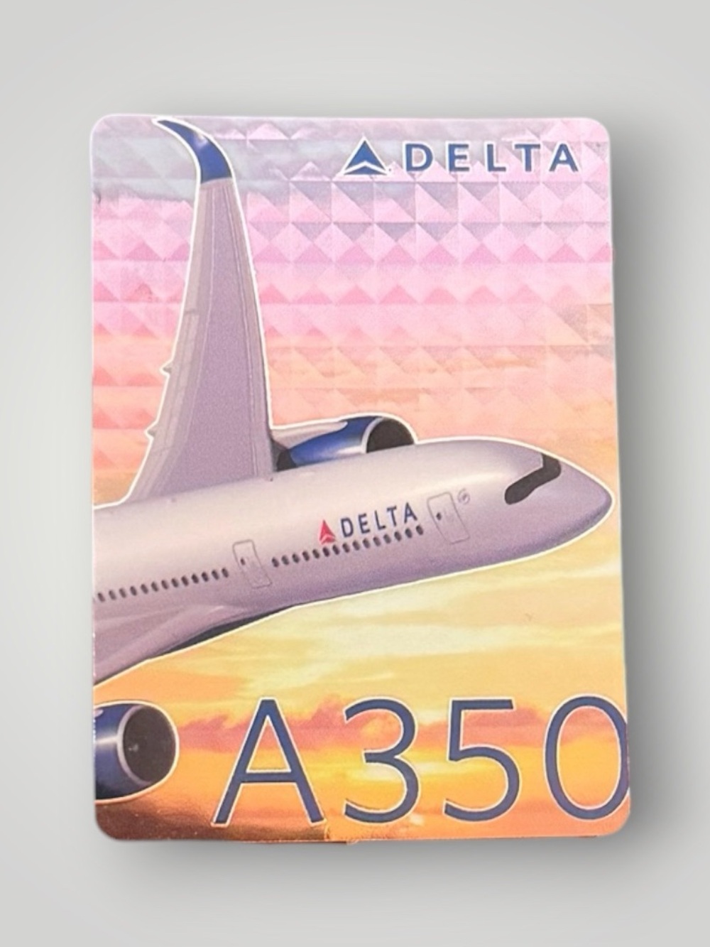 2016 Delta Air Lines A350 Trading Card #49 Pilot Collectible Travel Airbus Fair